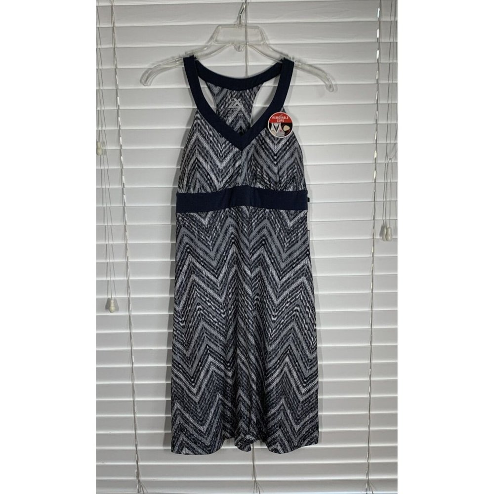 NEW Zeroxposur Women's Voyage Nickel Gray Dress Racerback Cover Up Small